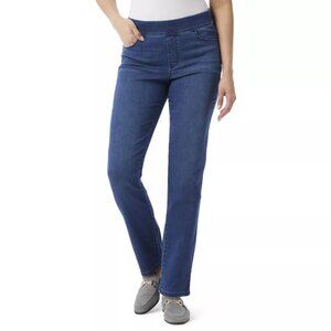 Women's Gloria Vanderbilt Knitology Jeans Color: Metzen W Whiskers Size: XXL